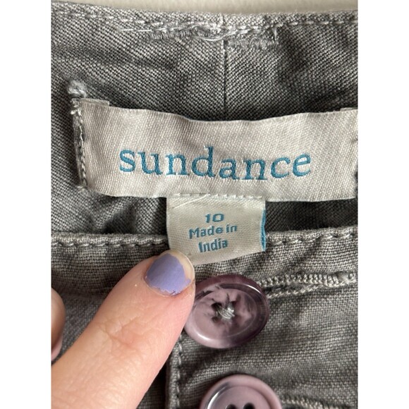 Sundance Catalog Organia Pants Womens Medium Size 10 Cargo Utility Lace  Boho‎ - Picture 2 of 5